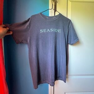 Deep Blue Seaside Style Shirt